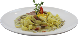 Beef Fettuccine Carbonara